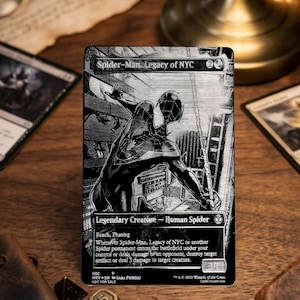 MTG Metal Engraved Commander Proxy Card