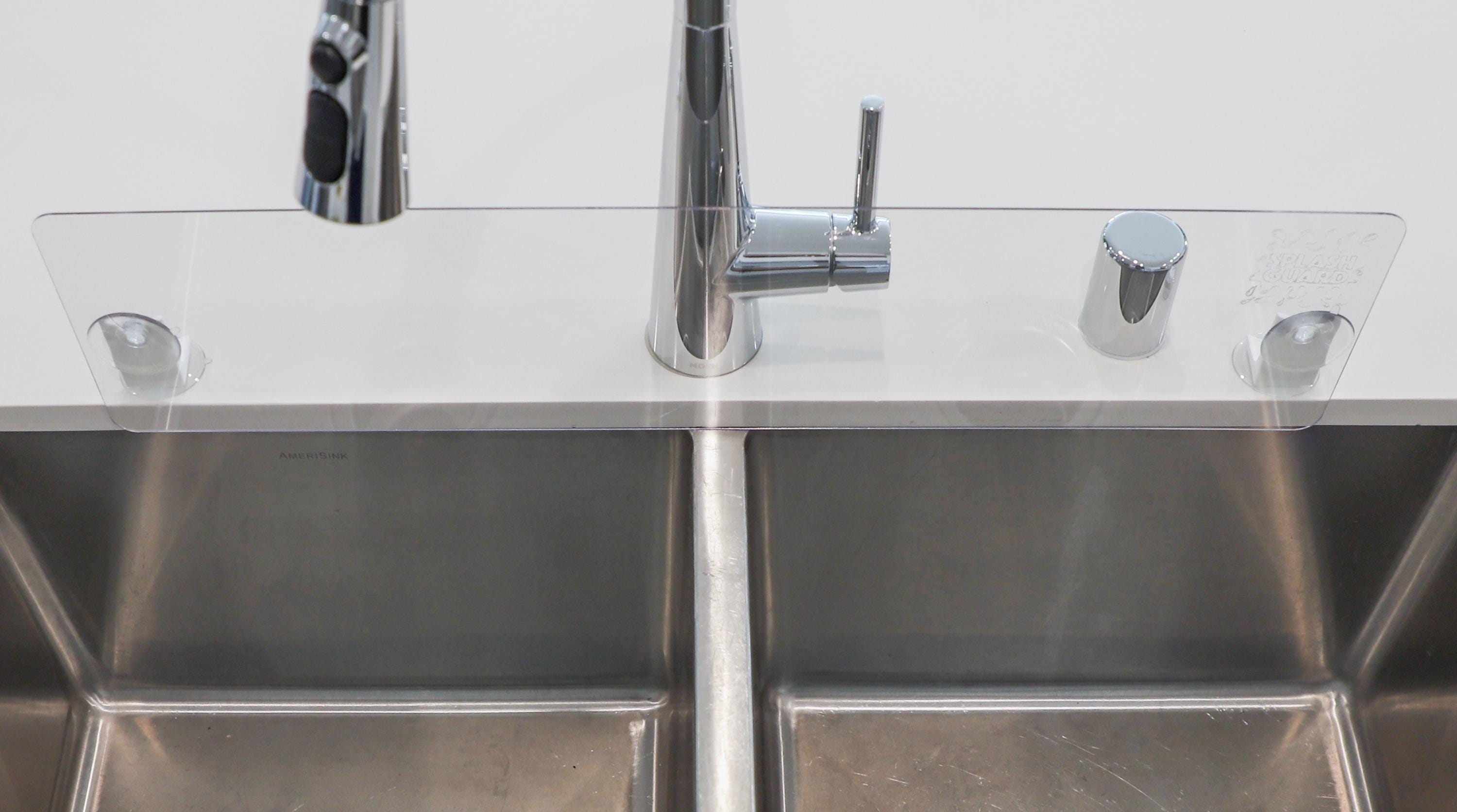 Clear Sink Splash Guard: Kitchen & Bathroom Countertop Protector - Etsy