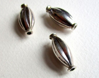 21mm Bali Sterling Silver Beads
