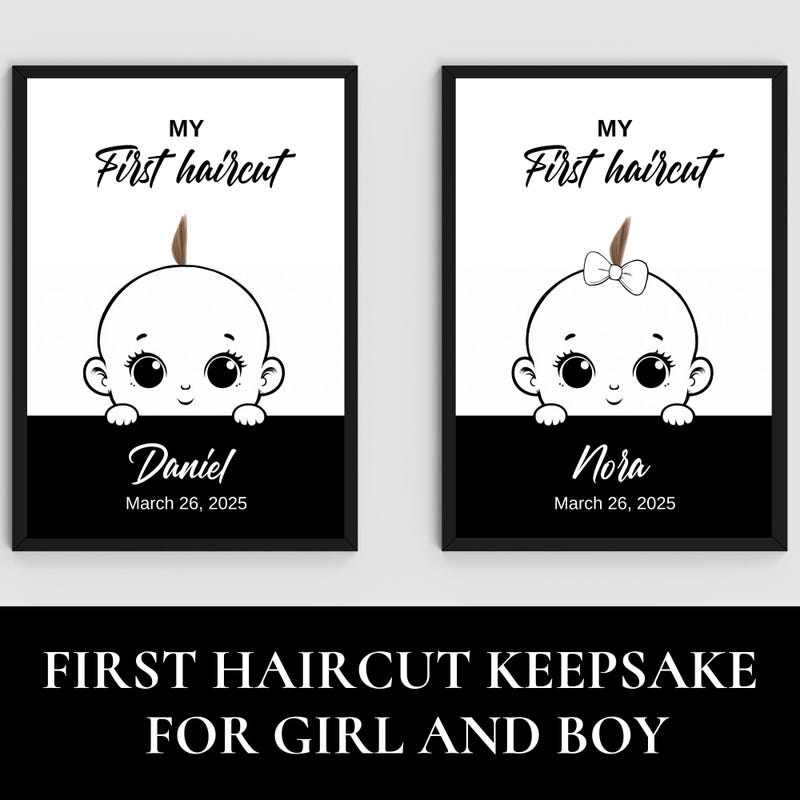 First Haircut Keepsake - Etsy