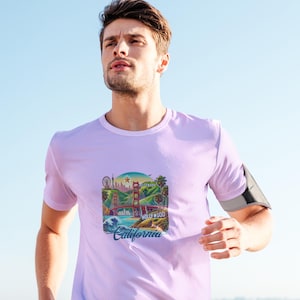 California Cotton Tee: Golden State Travel Shirt