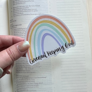 Covenant Keeping God Scripture Sticker