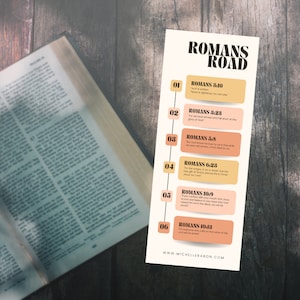 Romans Road Bookmark Printable ESV