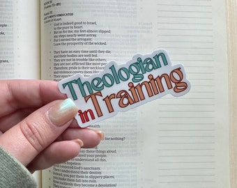 Theologian in Training Sticker