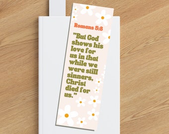 Romans 5:8 PDF Bookmark Printable