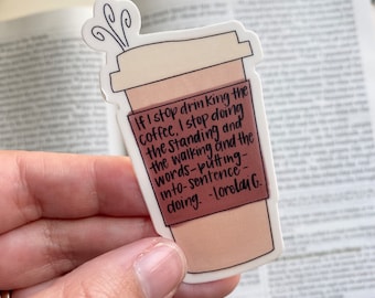 Loreli Gilmore Coffee Sticker