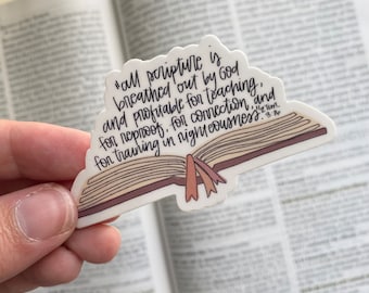 All Scripture Bible Sticker