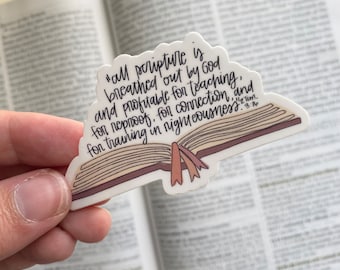 All Scripture Bible Sticker