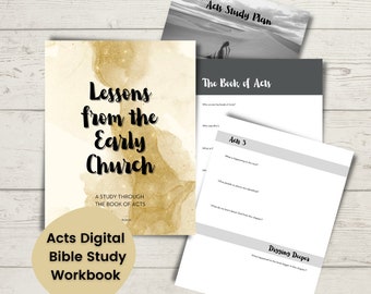 Acts PDF Bible Study Workbook