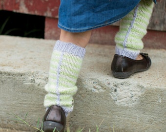make your own Unseamed Leg Warmers (DIGITAL KNITTING PATTERN) infant baby toddler child tween teen adult
