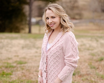 haz tu propio cárdigan del abuelo (PATRÓN DE TEJIDO DIGITAL) para adultos, hombres y mujeres