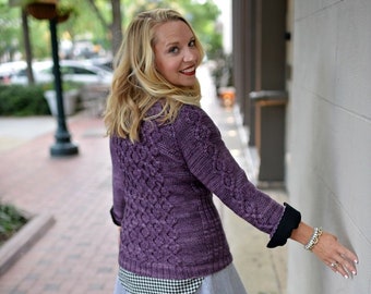 make your own Jesse's Girl for adults (DIGITAL KNITTING PATTERN) women sweater