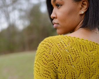 make your own Edisto Top (DIGITAL KNITTING PATTERN) for adult women teen junior