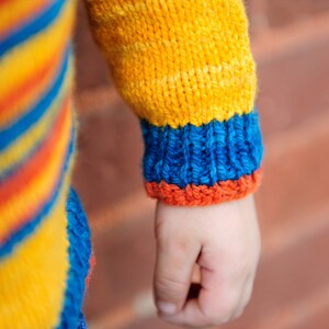 make your own Diplodocus Sweater DIGITAL KNITTING PATTERN Infant Toddler Child image 5