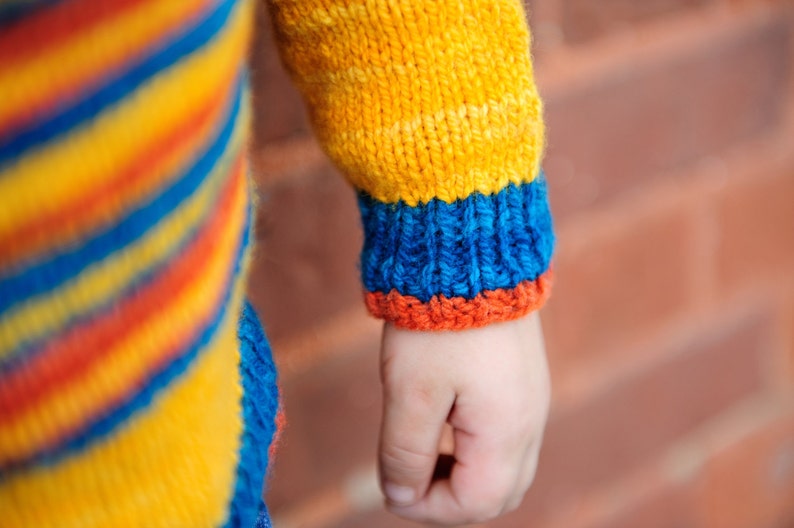 make your own Diplodocus Sweater DIGITAL KNITTING PATTERN Infant Toddler Child image 5