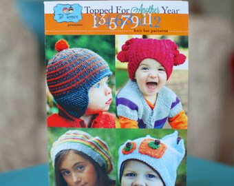 Topped for Another Year-Hard Copy Booklet of 12 Hat Patterns