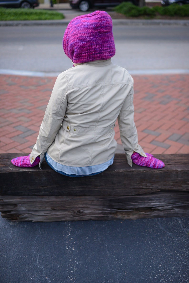 Make Your Own Warmest Mittens DIGITAL KNITTING PATTERN Toddler Child