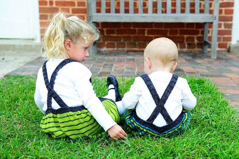 faites votre propre Hansel & Gretel MODÈLE DE TRICOT NUMÉRIQUE bébé bambin image 2