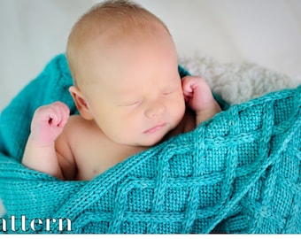 make your own Gramps Baby Blanket  (DIGITAL KNITTING PATTERN)