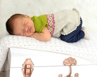 make your own Petite Wrapper (DIGITAL KNITTING PATTERN) infant baby toddler