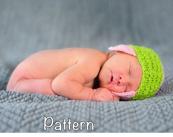 make your own Toasty Waffle Hat (DIGITAL KNITTING PATTERN) newborn infant toddler child