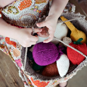 make your own To Market (DIGITAL KNITTING PATTERN) knitted toy gift set