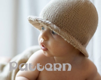 make your own Safari Sun Baby Hat (DIGITAL KNITTING PATTERN) baby toddler