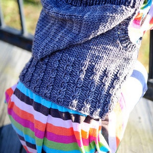 make your own Mini Cardi Vest DIGITAL KNITTING PATTERN Ages 2-14 toddler child tween girl image 7