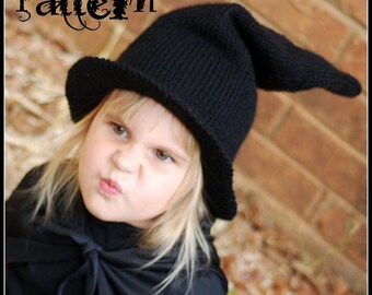 make your own Bewitched Hat (DIGITAL KNITTING PATTERN) baby toddler child adult