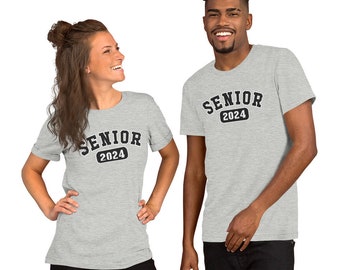 Class of 2024 Senior Unisex t-shirt / Gift for High school Senior / College Grad shirt / Homeschool senior graduation t-shirt