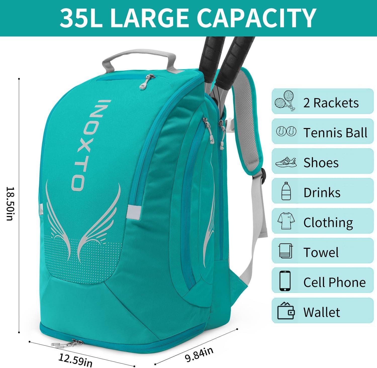 Kasgo Grote tennistas, 21,4 liter, pickleball, rackettas, tennistas, licht, waterafstotend, handtas, dames, heren, shopper, tas, schoudertas, sporttas voor reizen, fitness, zwart Kasgo Grote tennistas, 21,4 liter, pickleball, rackettas, tennistas, licht, waterafstotend, handtas, dames, heren, shopper, tas, schoudertas, sporttas voor reizen, fitness, zwart