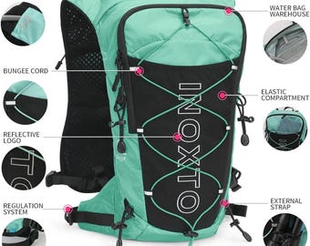 INOXTO Hydration Pack Backpack with 2L Water Bladder