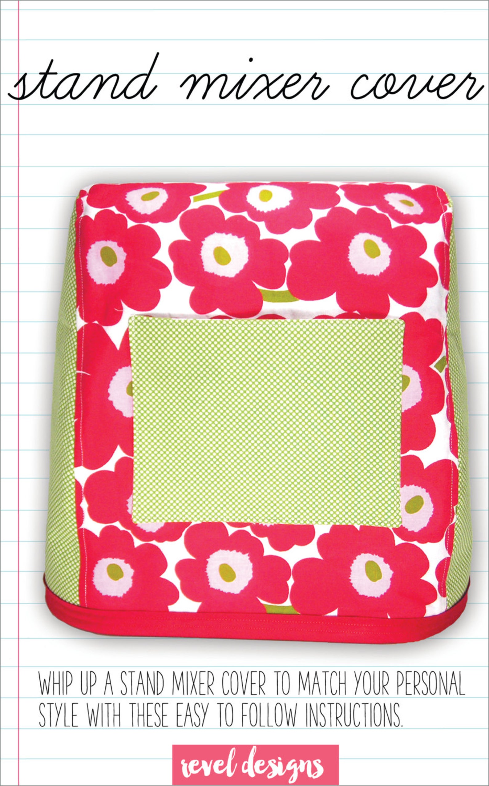 The Stand Mixer Cover Sewing Pattern Etsy