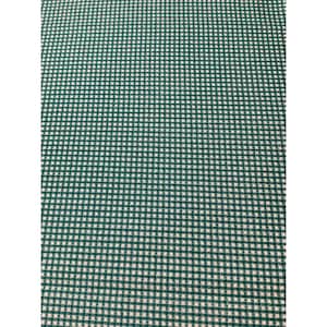 Green & White Gingham Cotton Fabric 1/2 Yard 42&quot; Wide For Sewing Quilting Projects