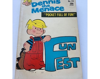 Dennis The Menace "Pocket Full Of Fun!" No. 13 Comic Book By Hank Ketcham