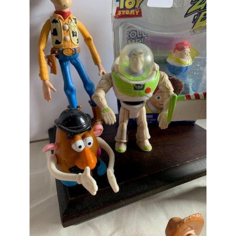 Disney Pixar Toy Story Action Figure Lot Featuring Woody Buzz Lightyear & More Used image 4