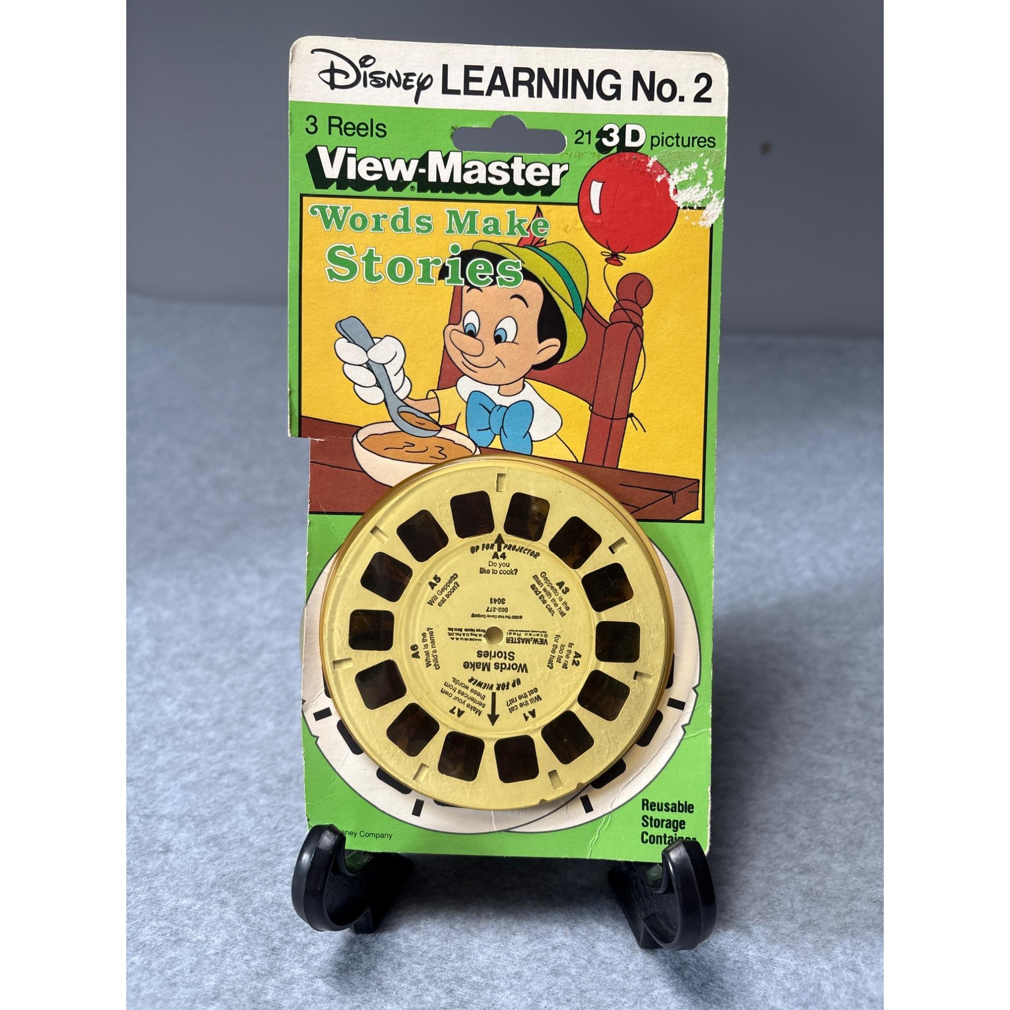盤面良好　ウィンスコセレクト~Disney at the Movies~ Vintage 1987 Disney View-master Learning No. 2 