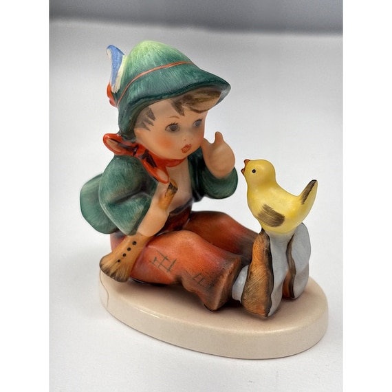 Goebel Hummel Figurine No. 63 Singing Lesson Germany TMK-3 Vintage