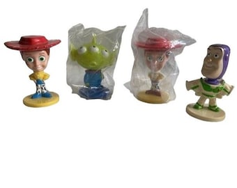 Disney Toy Story Kellogg Bobbleheads Set Woody Buzz & Alien Figures