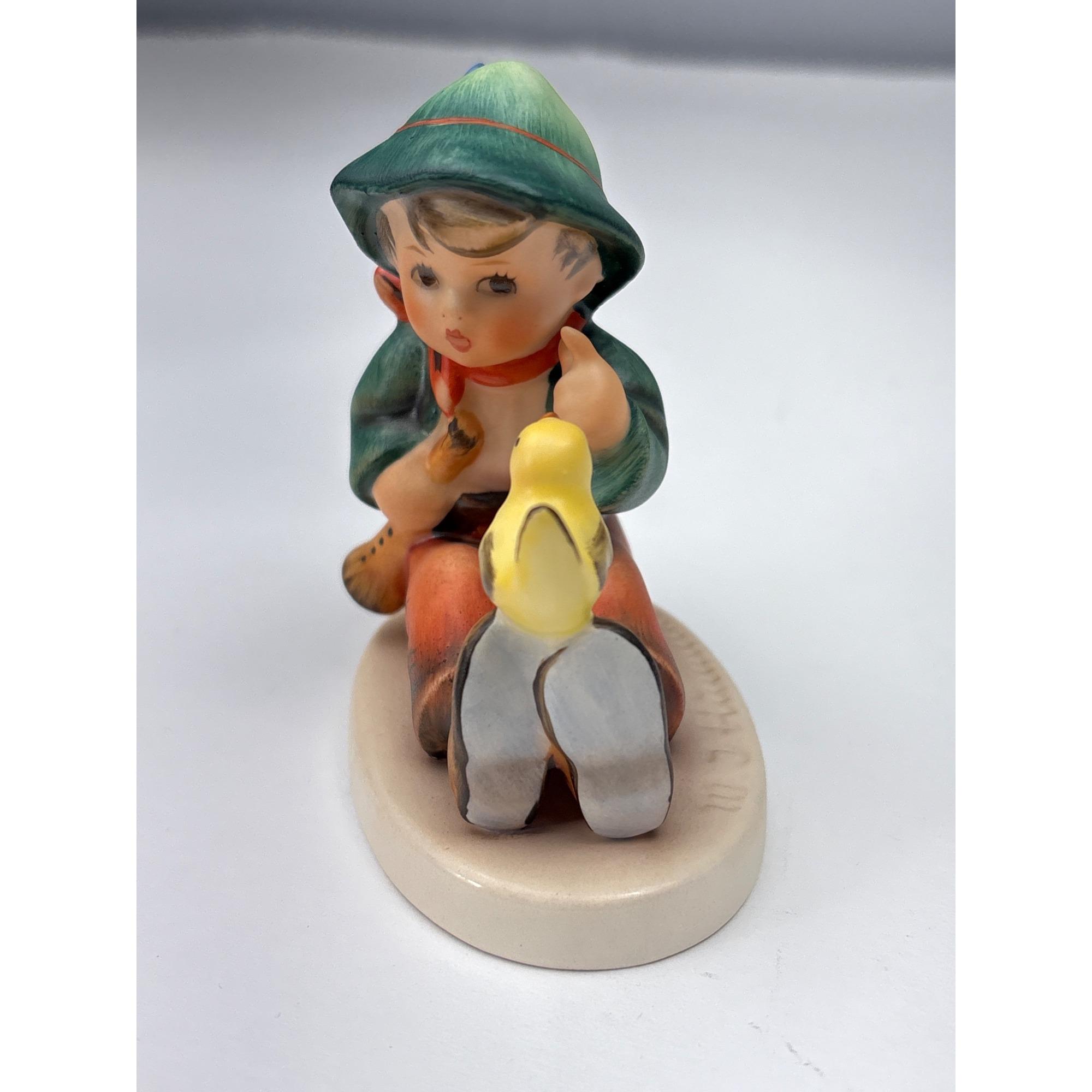 Goebel Hummel Figurine No. 63 Singing Lesson Germany TMK-3 Vintage
