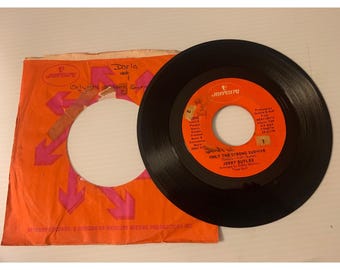 Jerry Butler Vinyl 45 RPM Record Just Because I Really Love You & Only The Strong Survive Mercury 72898 1960s