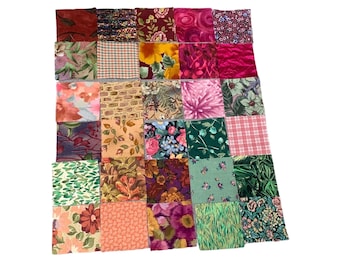 180 cuadrados de tela de algodón precortados de 2 pulgadas para coser, acolchar y hacer manualidades
