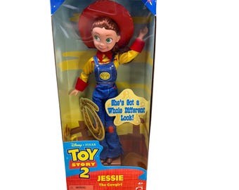 Disney Pixar Toy Story 2 Jessie The Cowgirl Action Figure Doll 2000 By Mattel