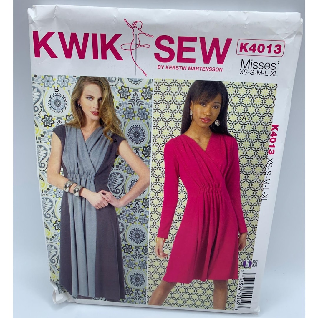 Kwik Sew Misses Dress Sewing Pattern Size XS S M L XL K4013 - Uncut ...