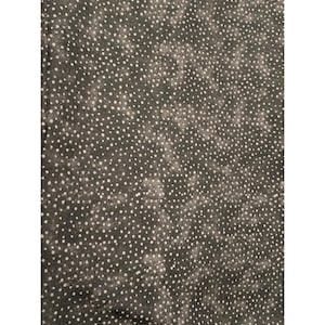 David Textiles Black & White Polka Dot Cotton Fabric 16&quot; x 44 Inches