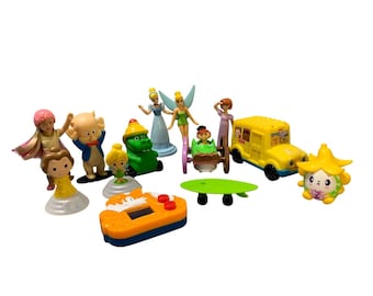 Vintage Fast Food Toy Collection: McDonalds & Burger King Kids Meal Toys