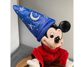 Mickey Mouse Sorcerers Apprentice Doll by Franklin Mint With