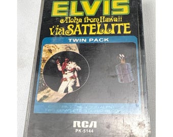 Elvis Presley Aloha From Hawaii Via Satellite Twin Pack Cassette RCA 1973