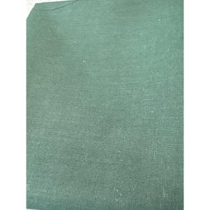 Green Cotton Fat Quarter 18x22 Inches Fabric Sewing Crafts Quilting Solid Color Material