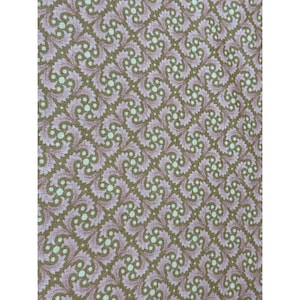 Pink & Brown Swirl Pattern Cotton Fabric 1/4 yard x 44&quot; for Sewing Crafts by Moda